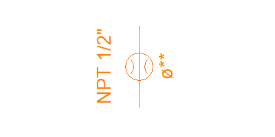 NPT 1/2" under SAE#16 plug
